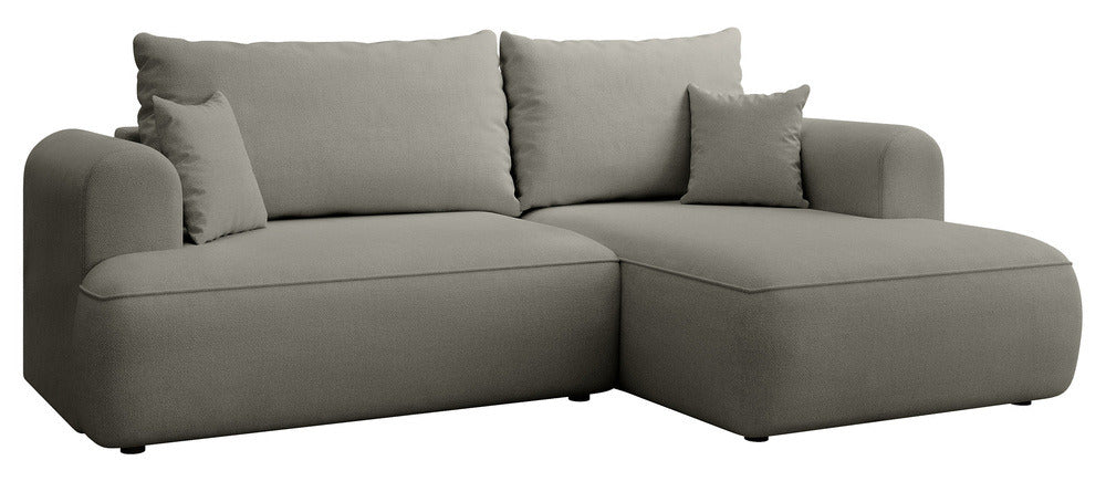 Kampinė sofa CORMAC mini, šviesiai pilka Storm, dešinė