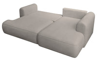 Kampinė sofa CORMAC mini, pilkai smėlinė Storm, dešinė