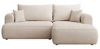 Kampinė sofa CORMAC mini, kreminė Storm, dešinė