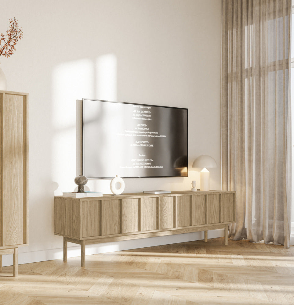 TV spintelė LIADAN, ąžuolas, 170 cm, 2