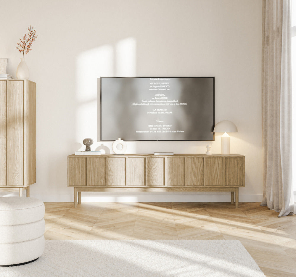 TV spintelė LIADAN, ąžuolas, 170 cm, 2