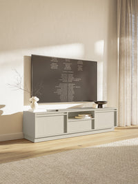 TV spintelė ODINO, 154 cm, smėlinė