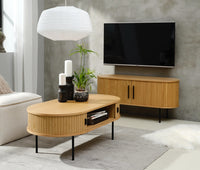 TV spintelė HALDOR, 120 cm, ąžuolas