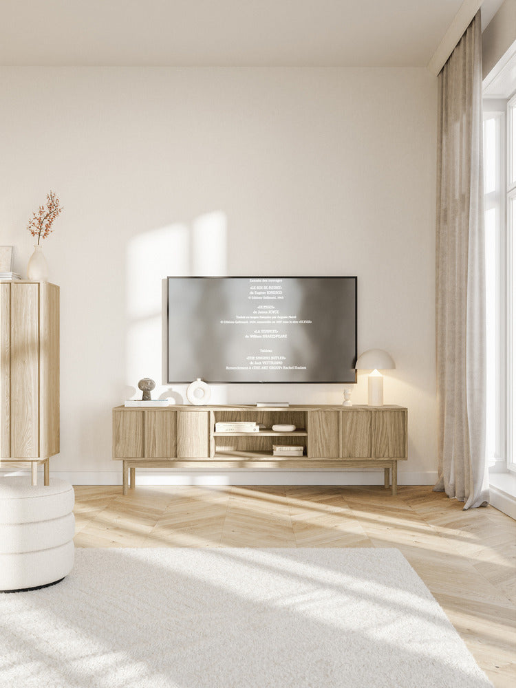 TV spintelė LIADAN, ąžuolas, 170 cm
