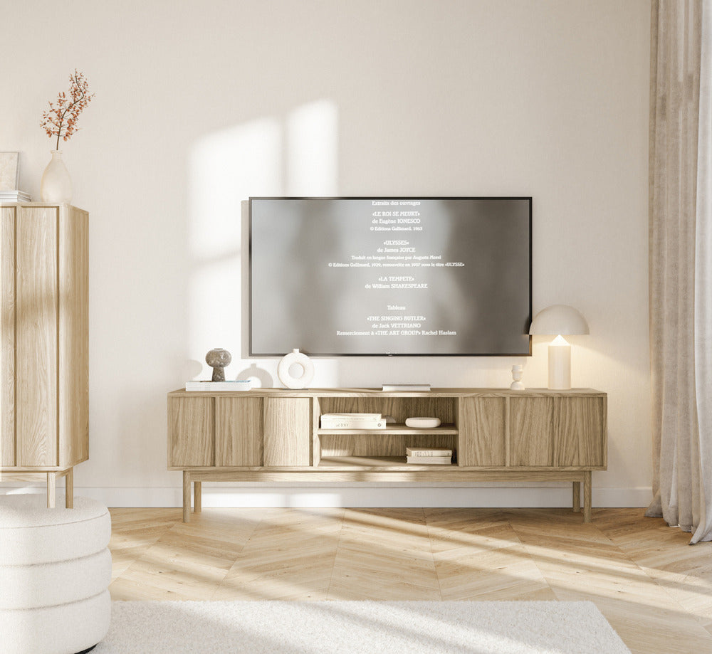 TV spintelė LIADAN, ąžuolas, 170 cm