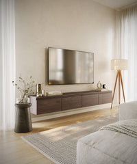 TV spintelė SVEN, 200 cm, riešutmedis