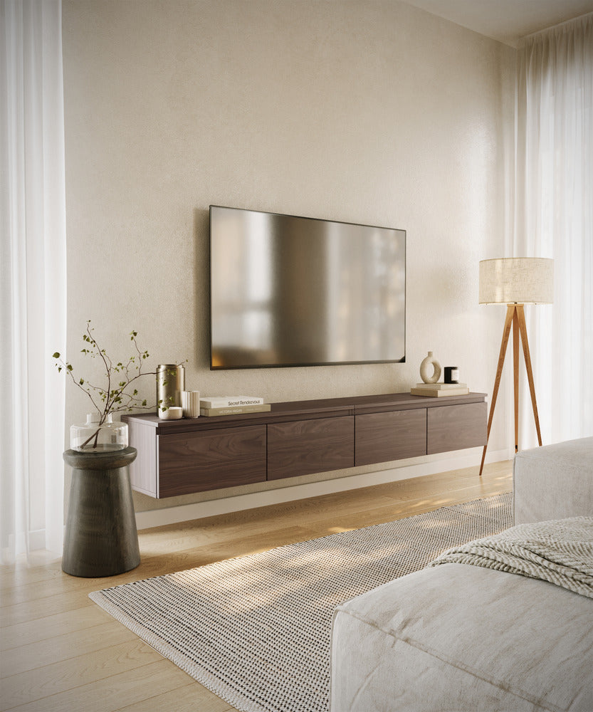TV spintelė SVEN, 200 cm, riešutmedis