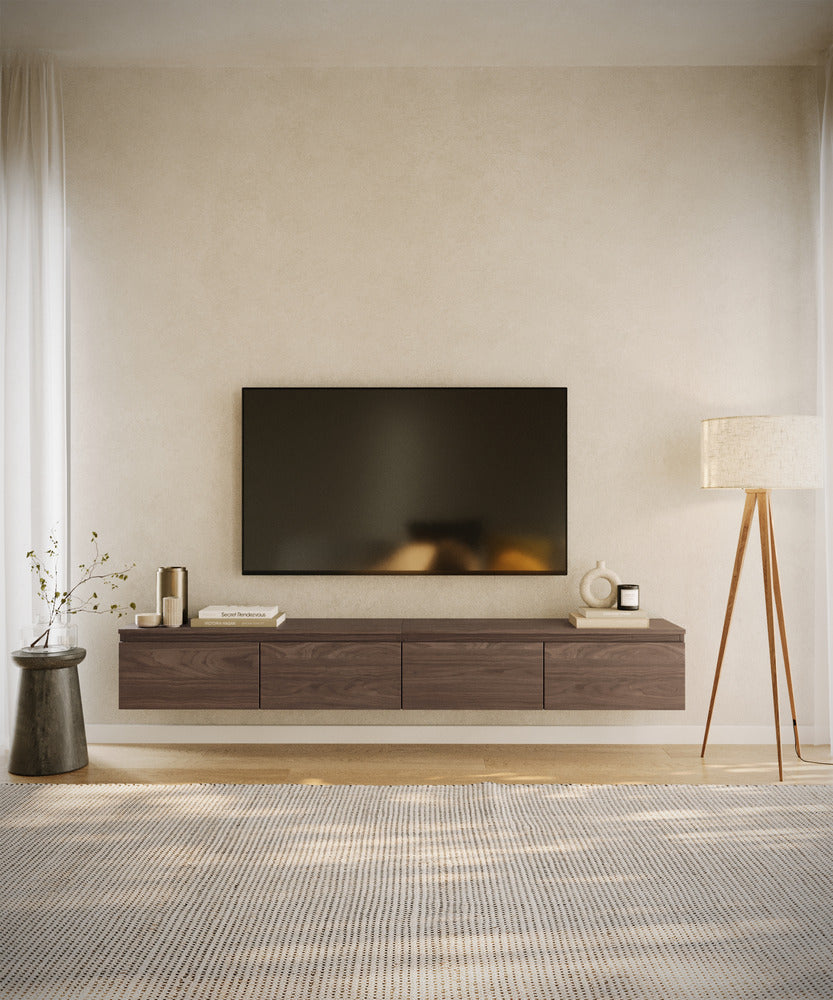 TV spintelė SVEN, 200 cm, riešutmedis