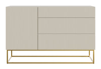 Komoda GREYA, 140 cm, smėlinė