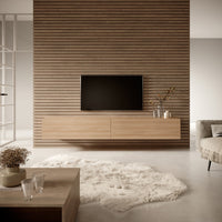 TV spintelė FREJA, 200 cm, ąžuolas
