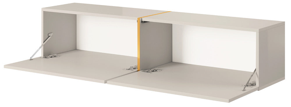 TV spintelė FREJA, 140 cm, kašmyras+auksinė