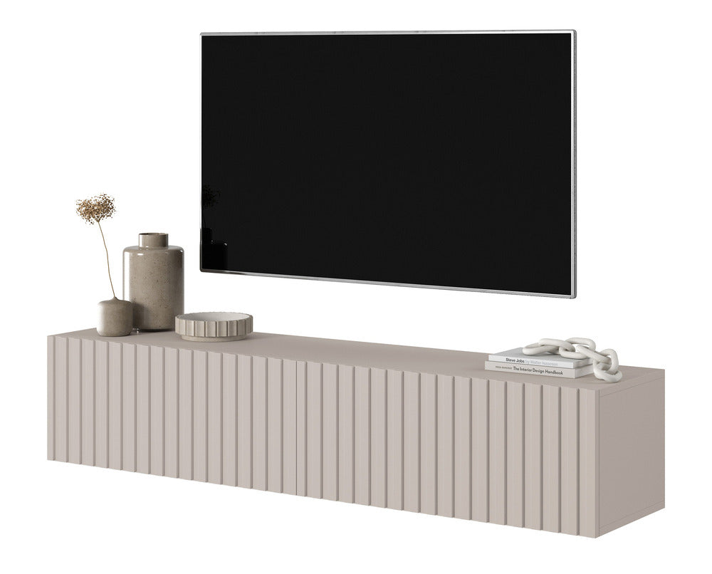 TV spintelė LORCAN, 138,6 cm, kašmyras