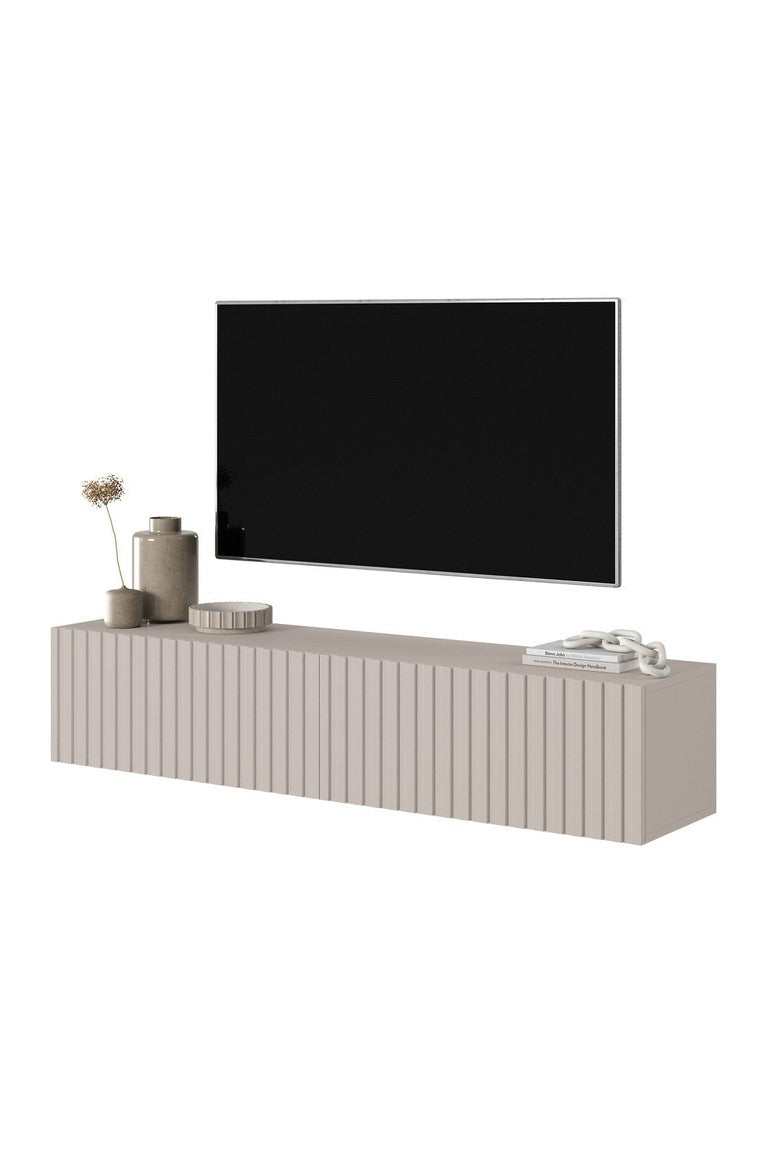 TV spintelė LORCAN, 138,6 cm, kašmyras