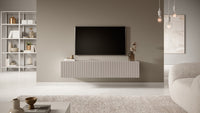 TV spintelė LORCAN, 138,6 cm, kašmyras