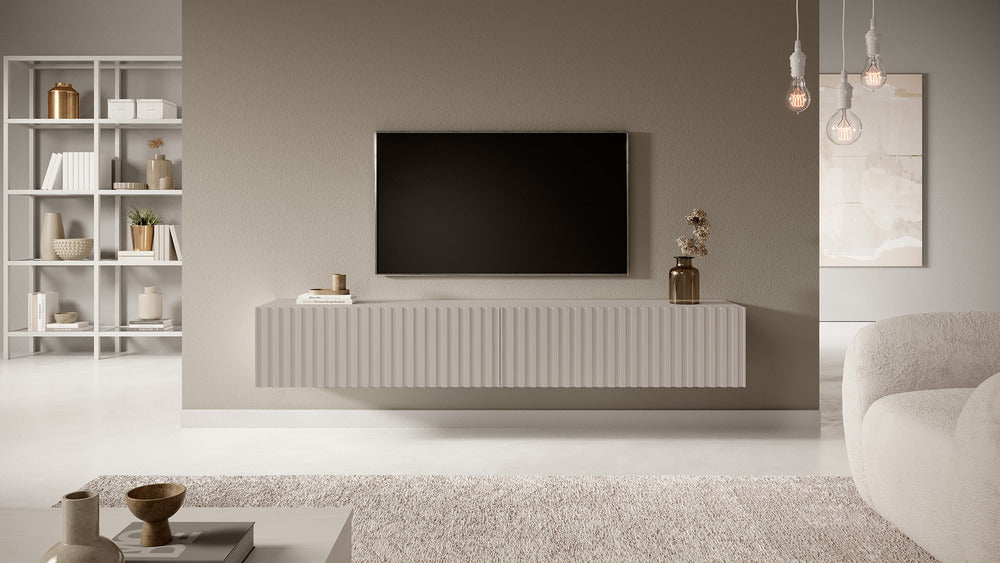 TV spintelė LORCAN, 175 cm, kašmyras