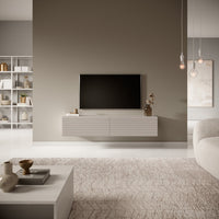 TV spintelė HUGHIE, 140 cm, kašmyras