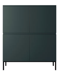 Komoda SVEN, 100 cm, žalia, aukšta