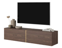 TV spintelė FREJA, riešutas, 140 cm, 2