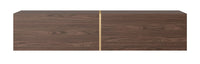 TV spintelė FREJA, riešutas, 140 cm, 2