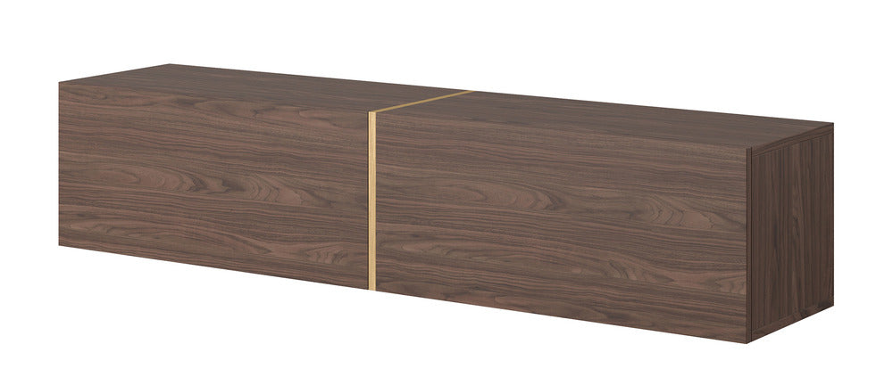 TV spintelė FREJA, riešutas, 140 cm, 2