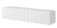 TV spintelė LORCAN, 138,6 cm, balta