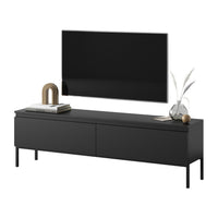 TV spintelė SVEN, juoda, 150 cm, juodos kojos