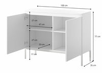 Komoda SVEN, 100 cm, balta