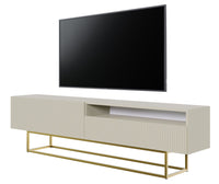TV spintelė GREYA, 175 cm, smėlinė