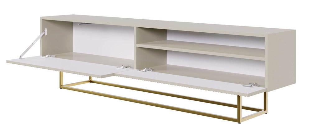 TV spintelė GREYA, 175 cm, smėlinė