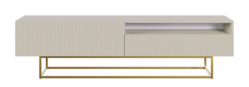 TV spintelė GREYA, 175 cm, smėlinė