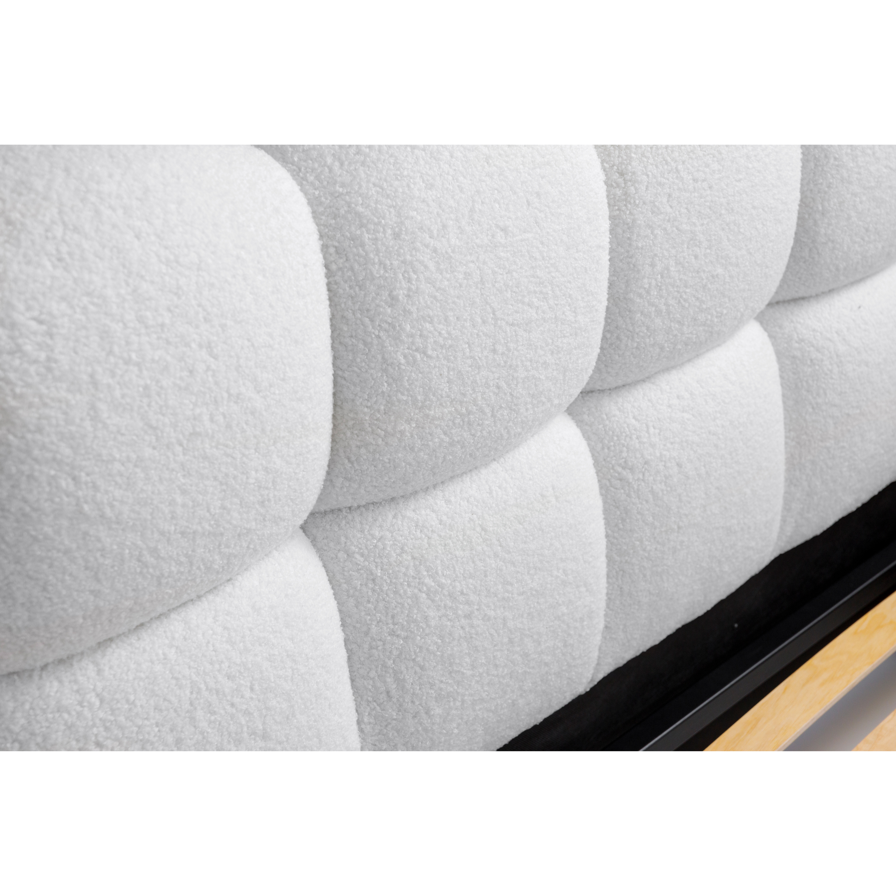 Miegamojo lova JASMIJA, balta quelle