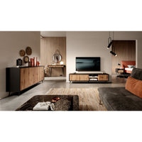 TV spintelė MAGNUS, juoda, 175 cm