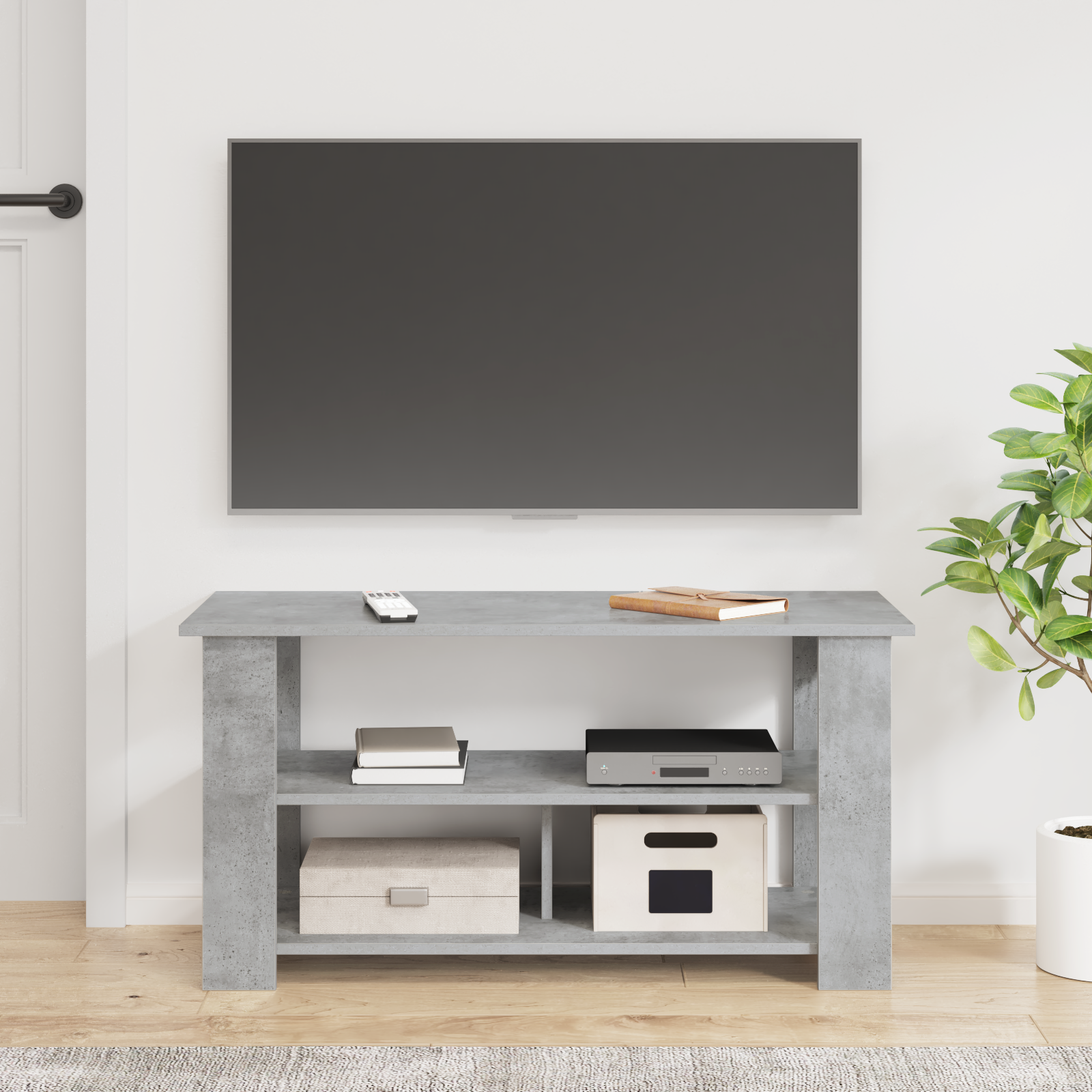 TV statnis Betona pelēks 100 x 40 x 50 cm