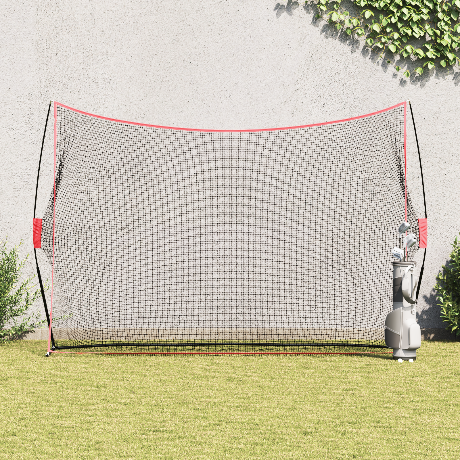 Golfas mokymo priemonės Juoda 309 x 93 x 216 cm Poliesteris