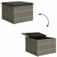 6 dalių sodo sofa rinkinys su pagalvėlėmis pilka poli ratanas - Namų Idėja