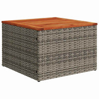 6 dalių sodo sofa rinkinys su pagalvėlėmis pilkas poli ratanas - Namų Idėja