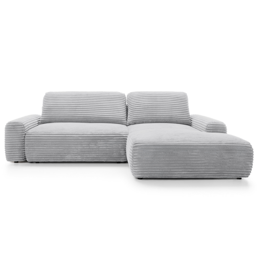 Corner sofa bed CODAK, grey color