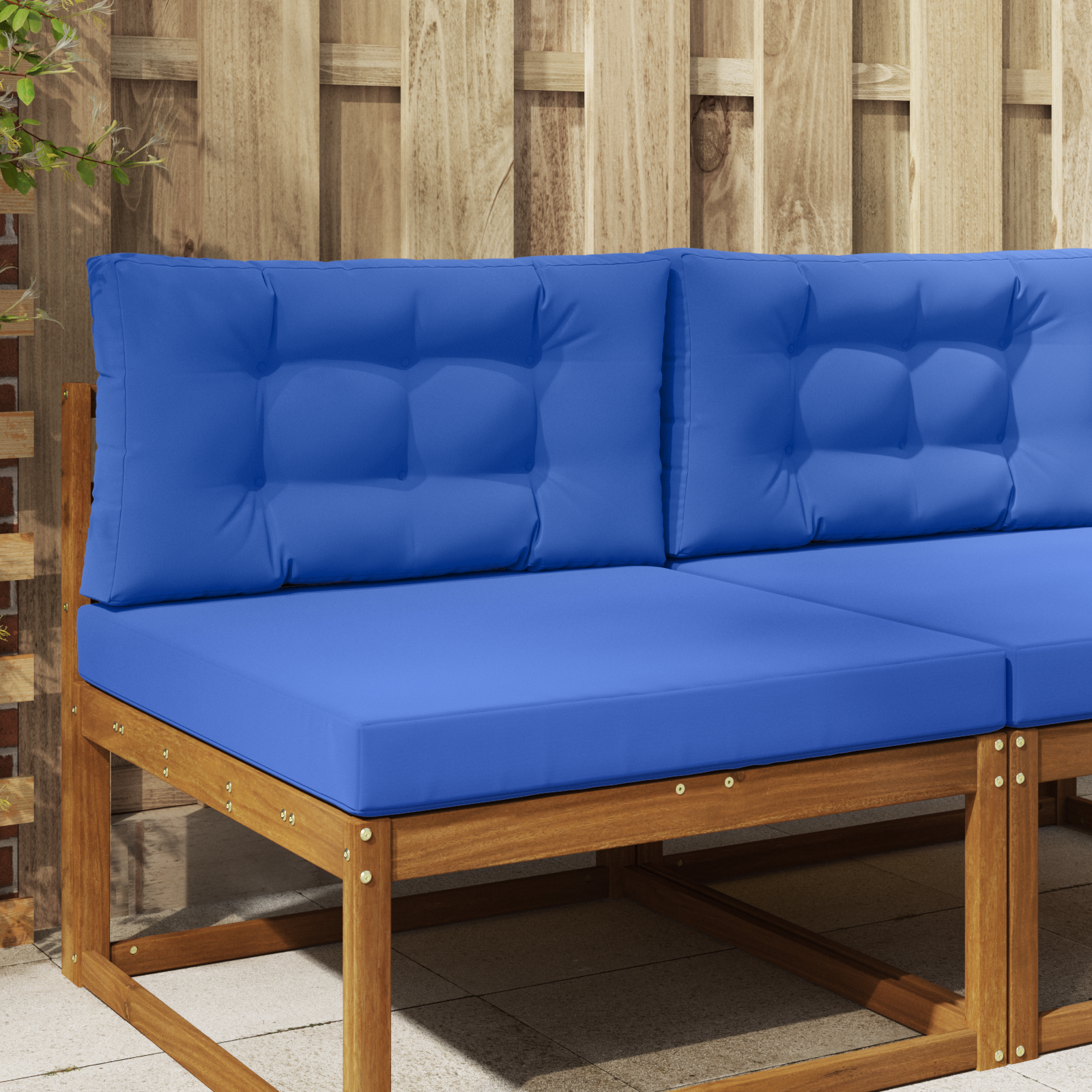 Lauko sofa pagalvėlė 2 pcs Karališka mėlyna Poliesteris