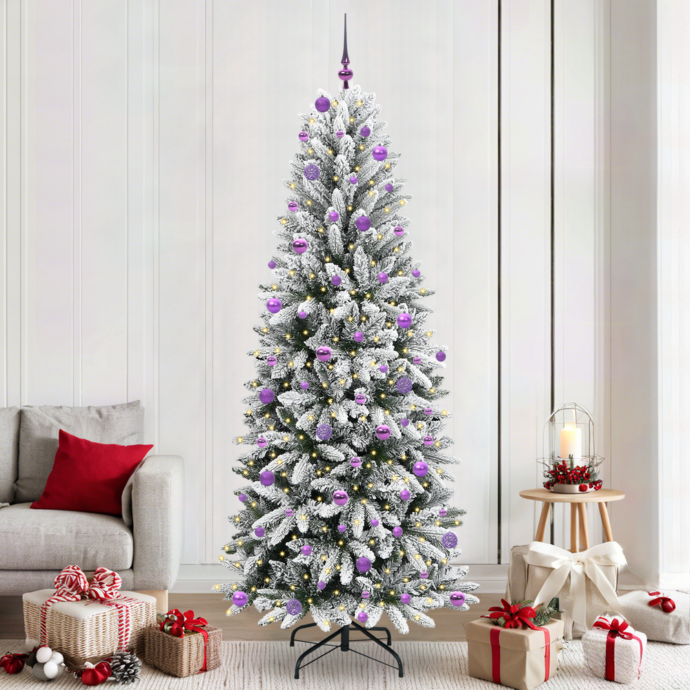Artificial Christmas Tree WINTER PINE, with 300 LED stand White 240 cm.