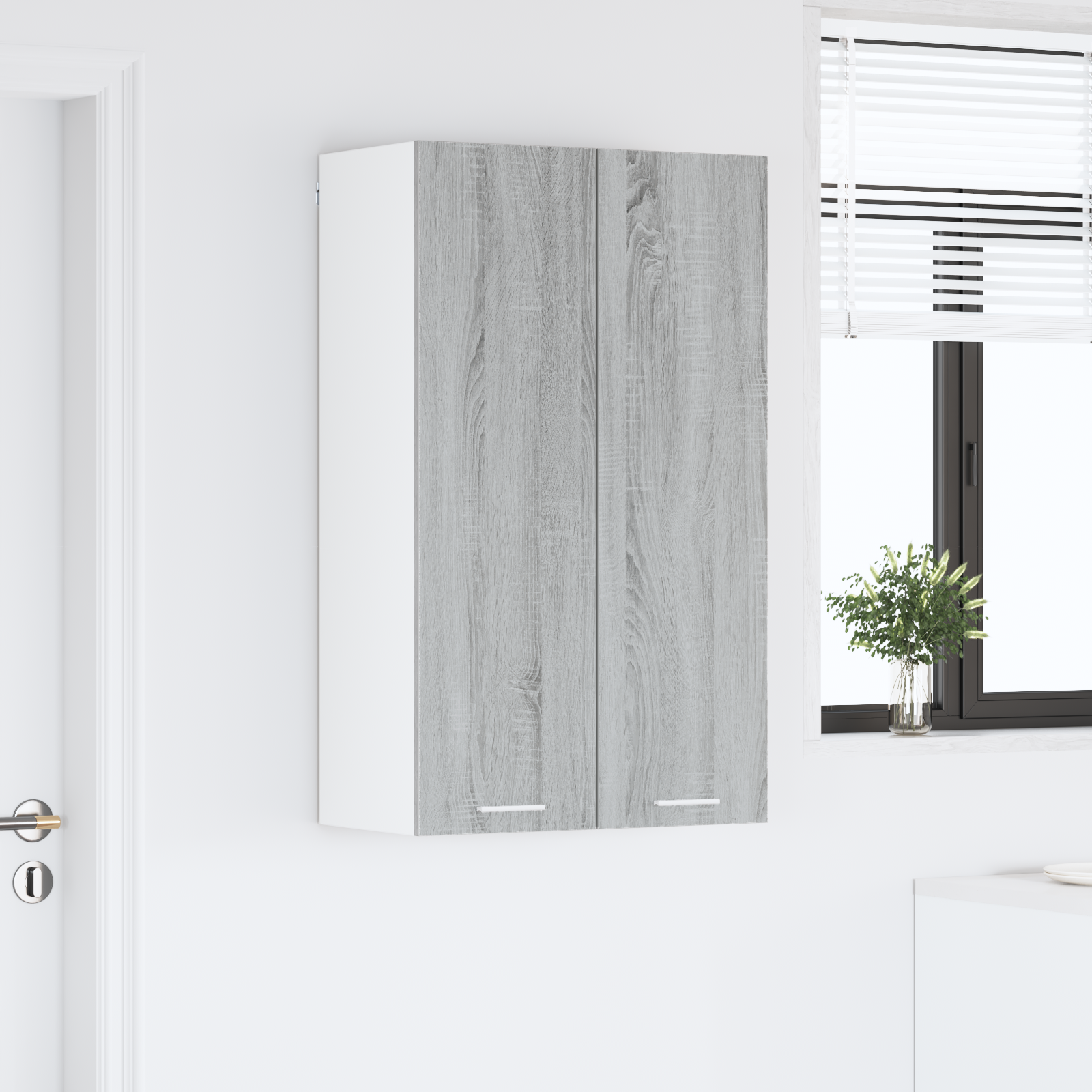 Piekaramais skapis Riga, Sonoma pelēks, 60 x 31 x 100 cm