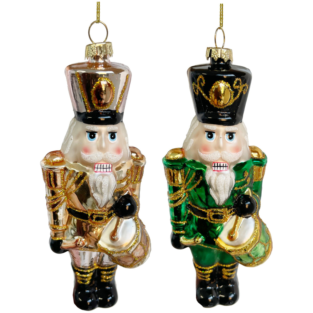 Kalėdinis eglutės žaisliukas, rankų darbo, spragtukas, 16 cm