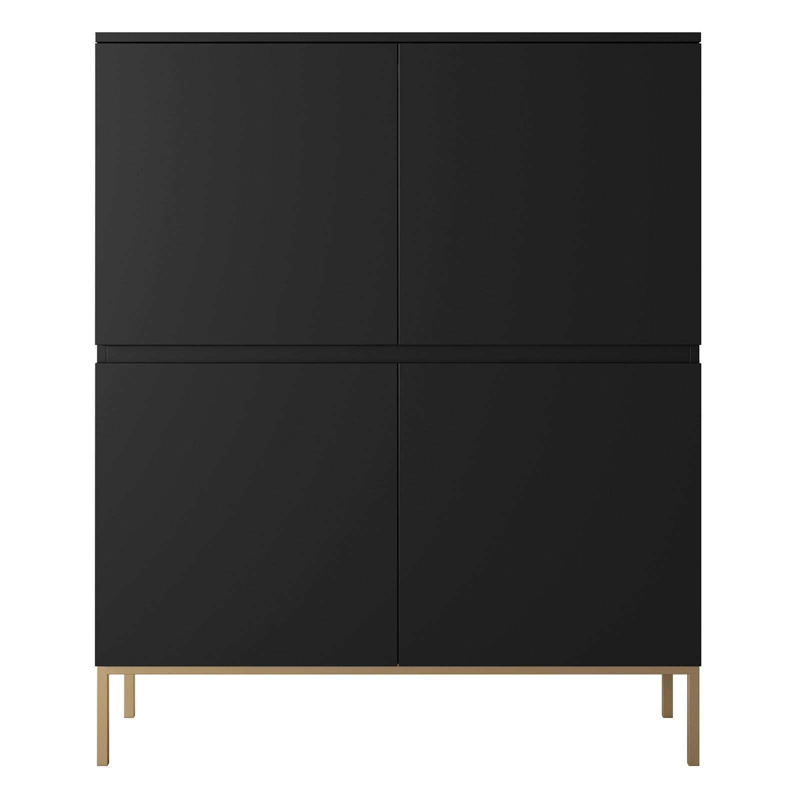 Komoda SVEN, juoda, 100 cm