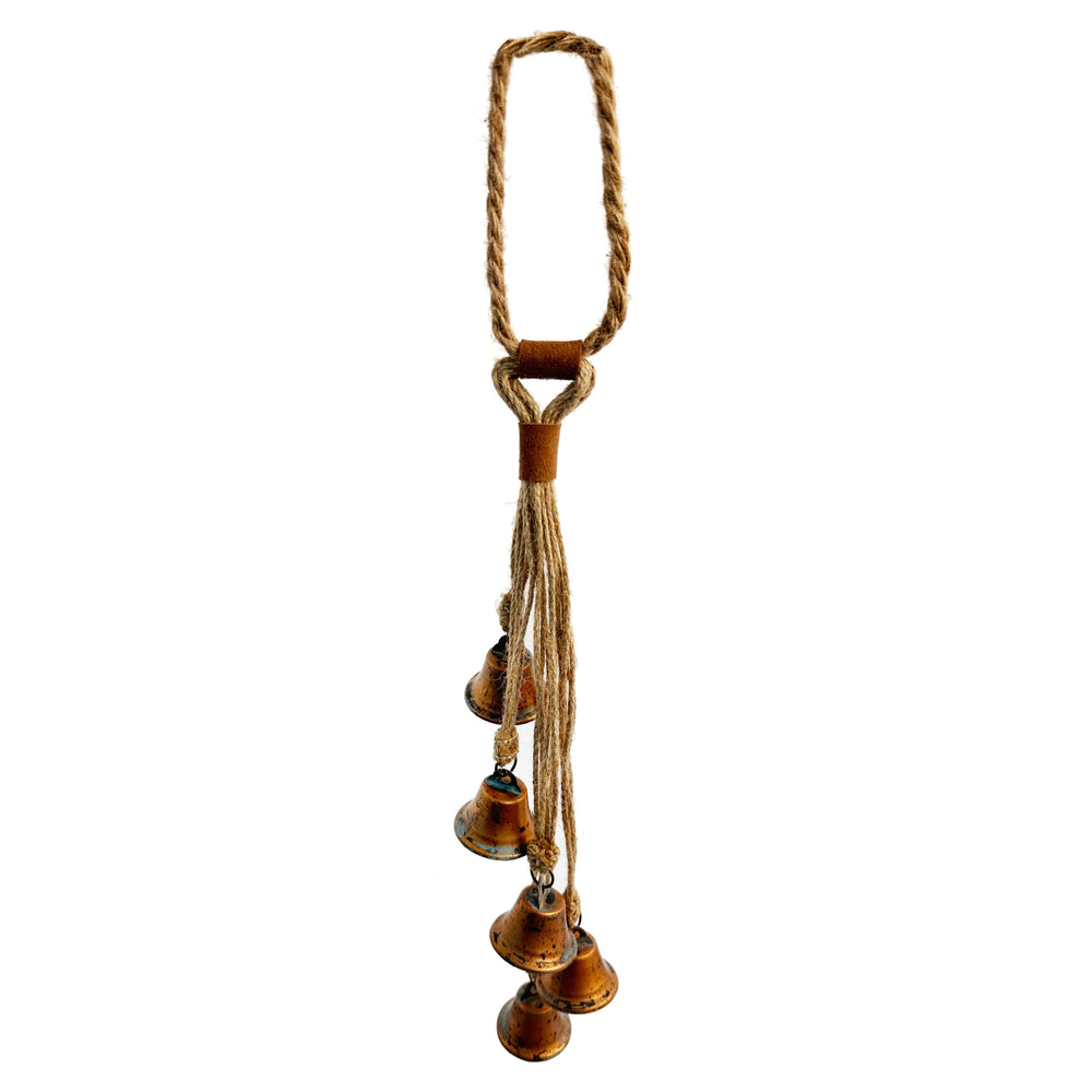 Kalėdinis eglutės žaisliukas, rankų darbo, varpai, 52 cm
