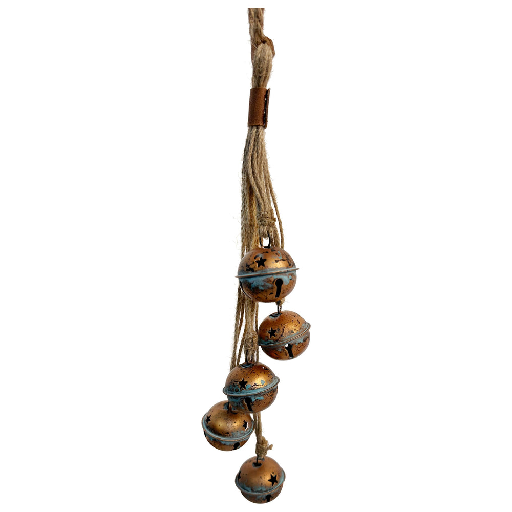 Kalėdinis eglutės žaisliukas, rankų darbo, varpai, 53 cm