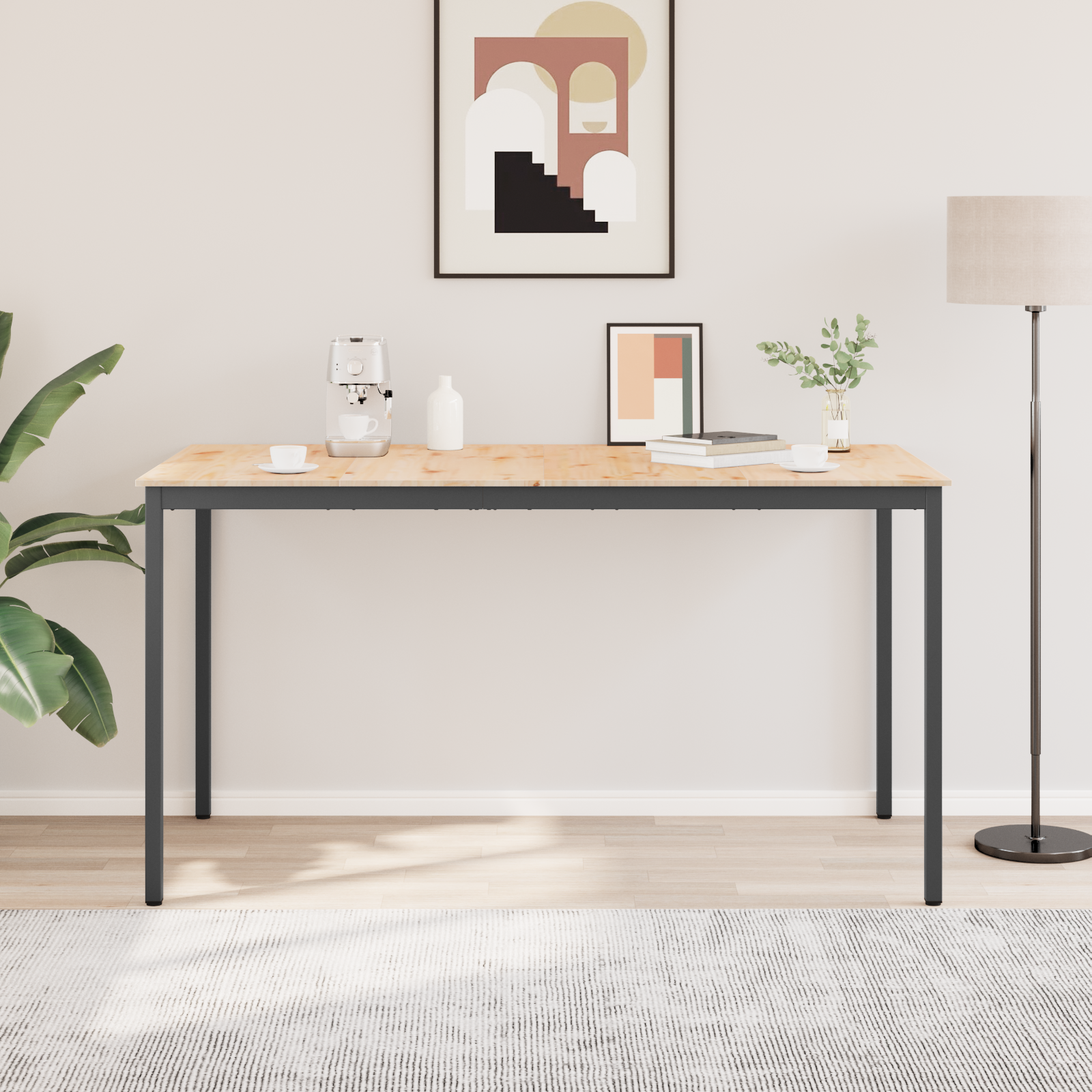 Baro stalas Natūrali 110 x 55 x 105 cm Kietos pušies mediena
