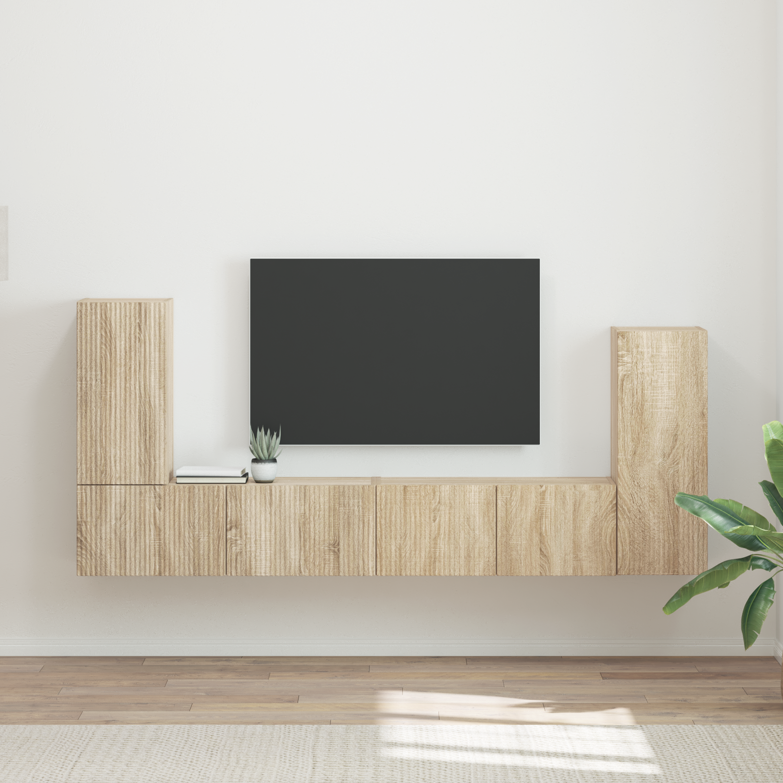 4 pcs Sonoma oak