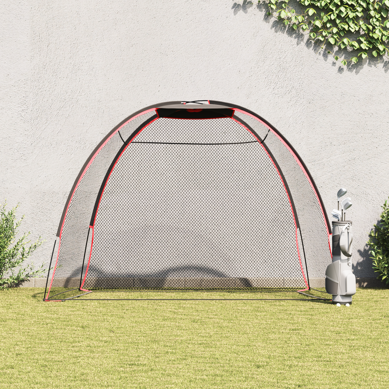 Golfas mokymo priemonės Juoda 314 x 150 x 206 cm Poliesteris