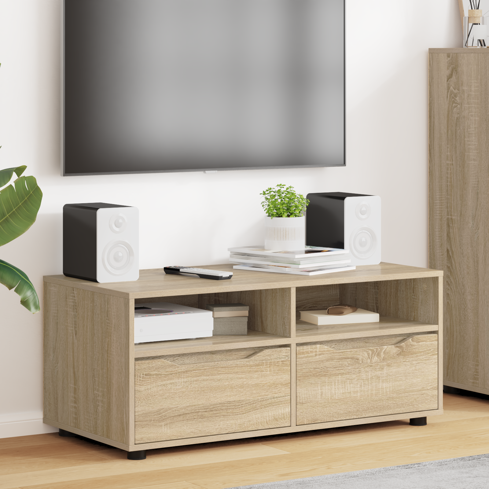 TV cabinet Sonoma oak 100 x 48 x 43 cm