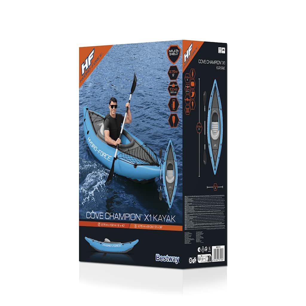 Hydro-Force Pripučiama vienvietė baidarė