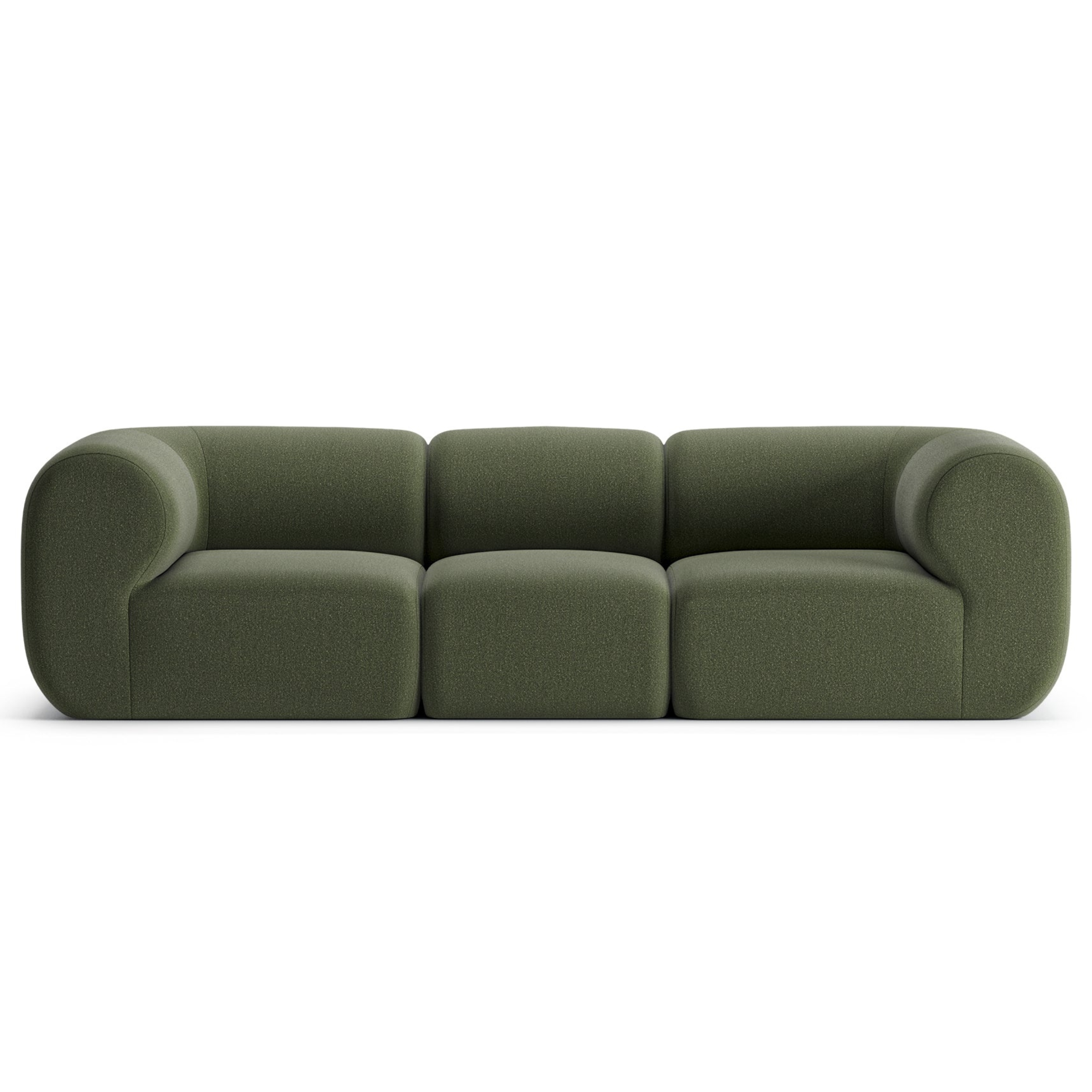 Sofa HUGGO, gras bouclé